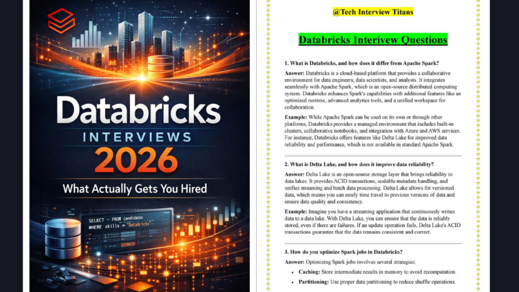 Databricks Interivews 2026 PDF