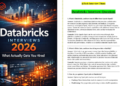 Databricks Interivews 2026 - it.connect4techs.com Databricks Interivews 2026 PDF