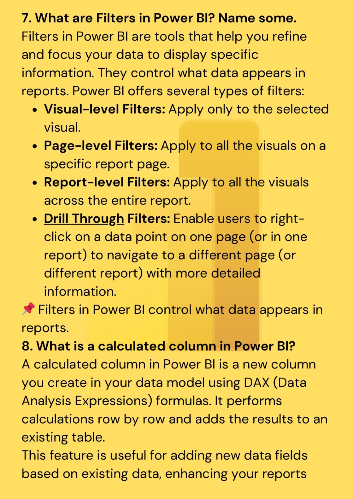 50 Power BI Interview Questions and Answers PDF: Master Your Data ...