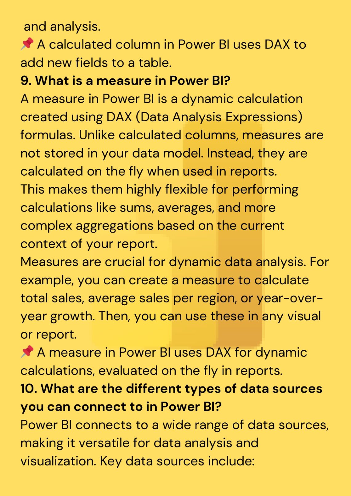 50 Power BI Interview Questions and Answers PDF: Master Your Data ...