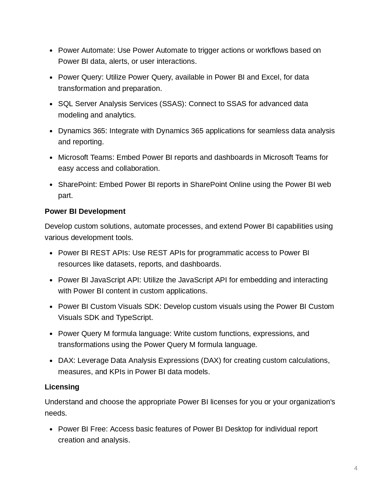 Applied Microsoft Power BI CheatSheet PDF