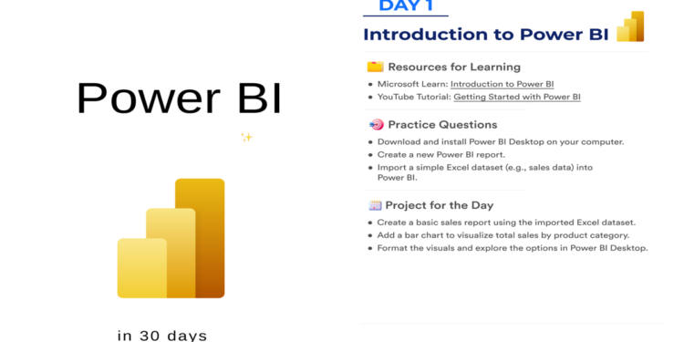 Master Power BI in 30 Days – Practical Learning Roadmap PDF