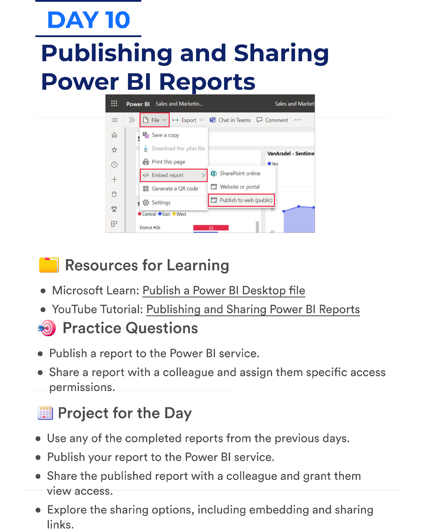 Master Power BI in 30 Days – Practical Learning Roadmap PDF