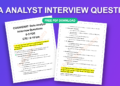 Data Analyst Interview Questions