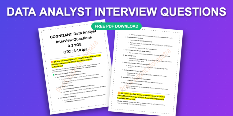 Data Analyst Interview Questions